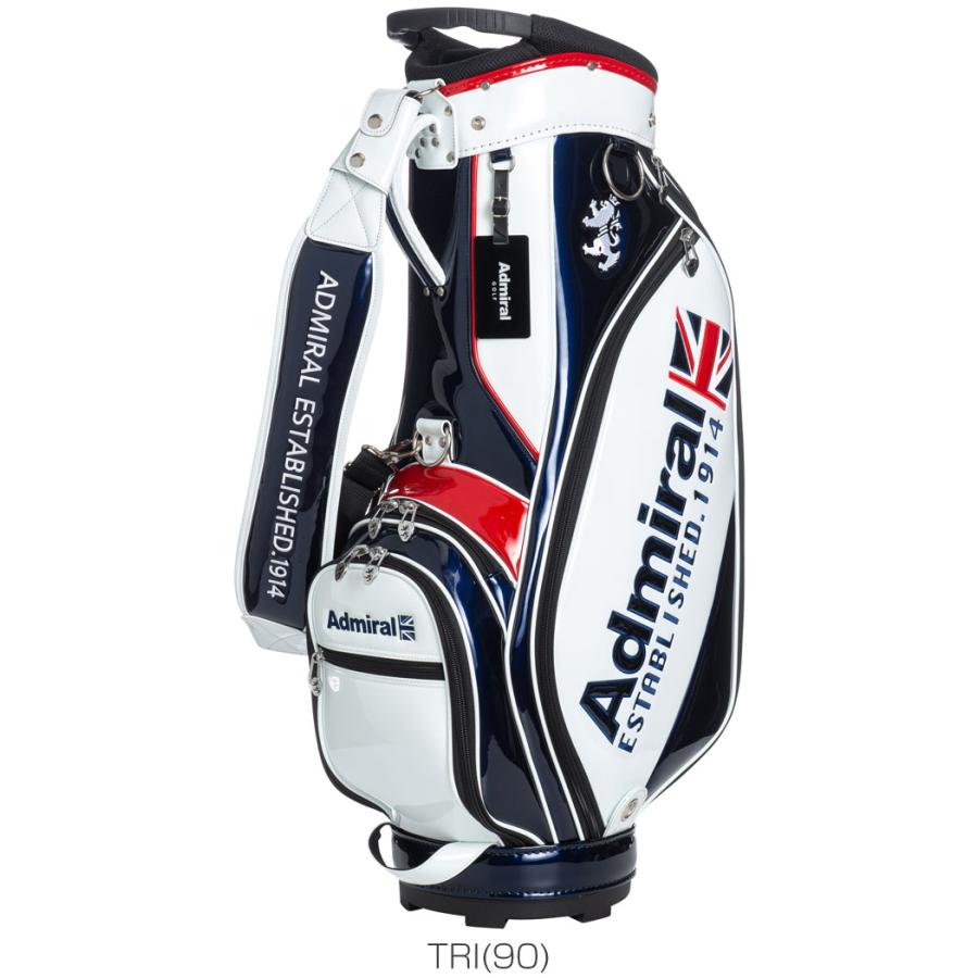 Admiral ゴルフバッグ イギリス　エナメル Admiral Golf アドミラルゴルフ カート キャディバッグ エナメル