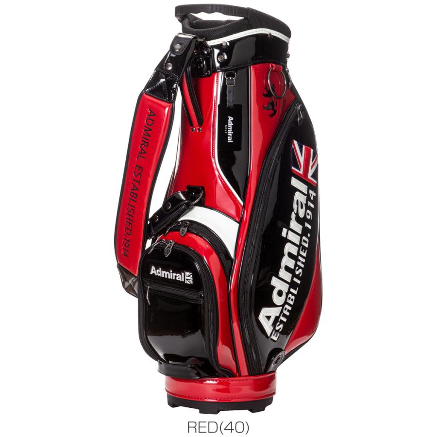 Admiral ゴルフバッグ イギリス　エナメル Admiral Golf アドミラルゴルフ カートキャディバッグ エナメル