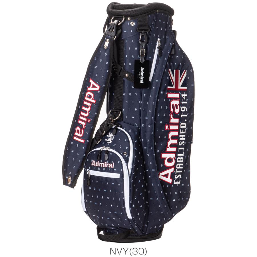 Admiral Golf（アドミラルゴルフ） スタンドキャディバッグ モノグラム