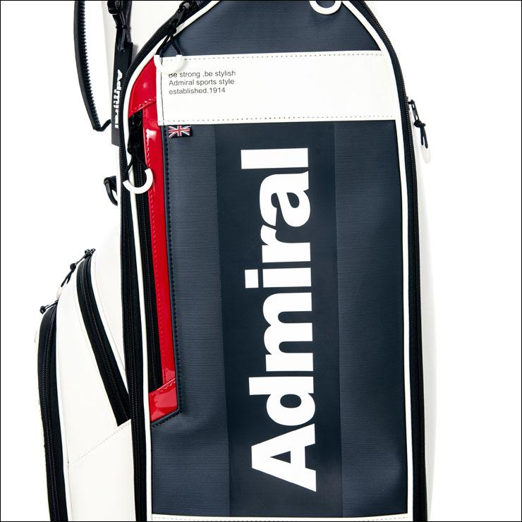 【未使用】★値下げ Admiral アドミラム キャディバッグ ADMG4BC5 Admiral Golf アドミラル ゴルフ キャディバッグ カート式 4分割