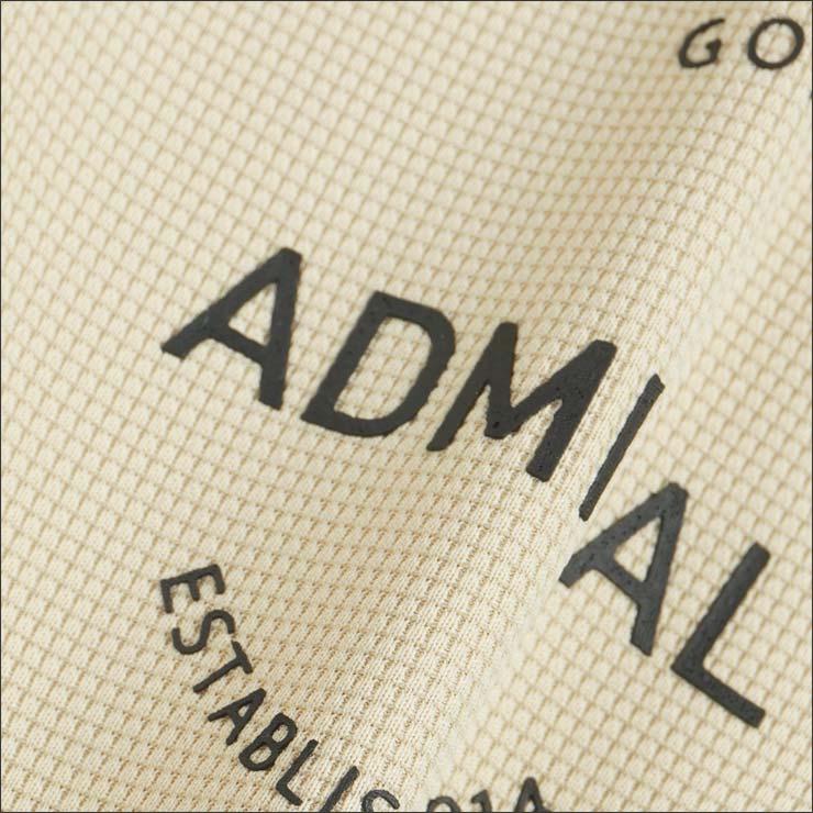 Admiral Golf（アドミラルゴルフ） ミニワッフル モックネック 半袖