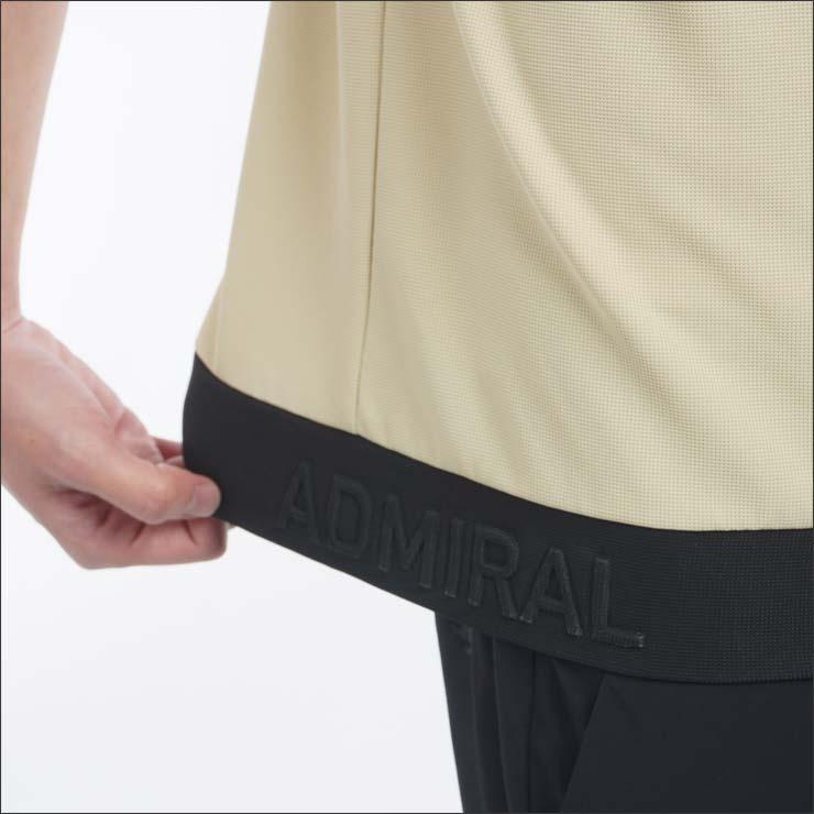 Admiral Golf（アドミラルゴルフ） ミニワッフル モックネック 半袖