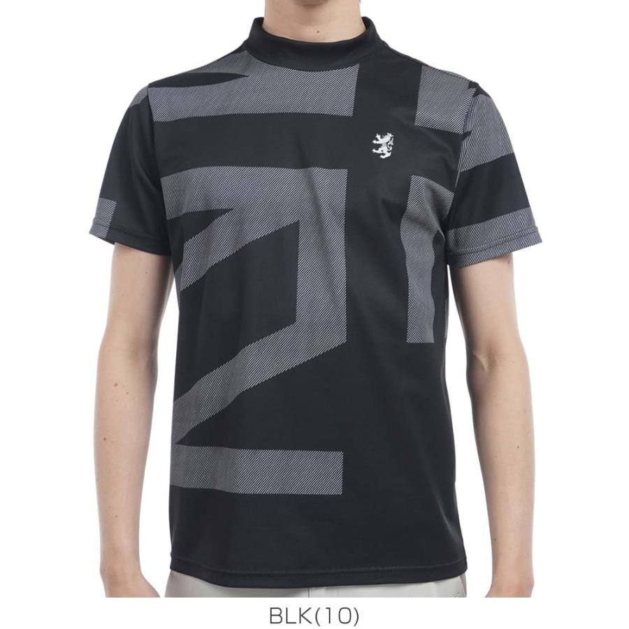 Admiral Golf アドミラルゴルフ UJプリント モックネック 半袖