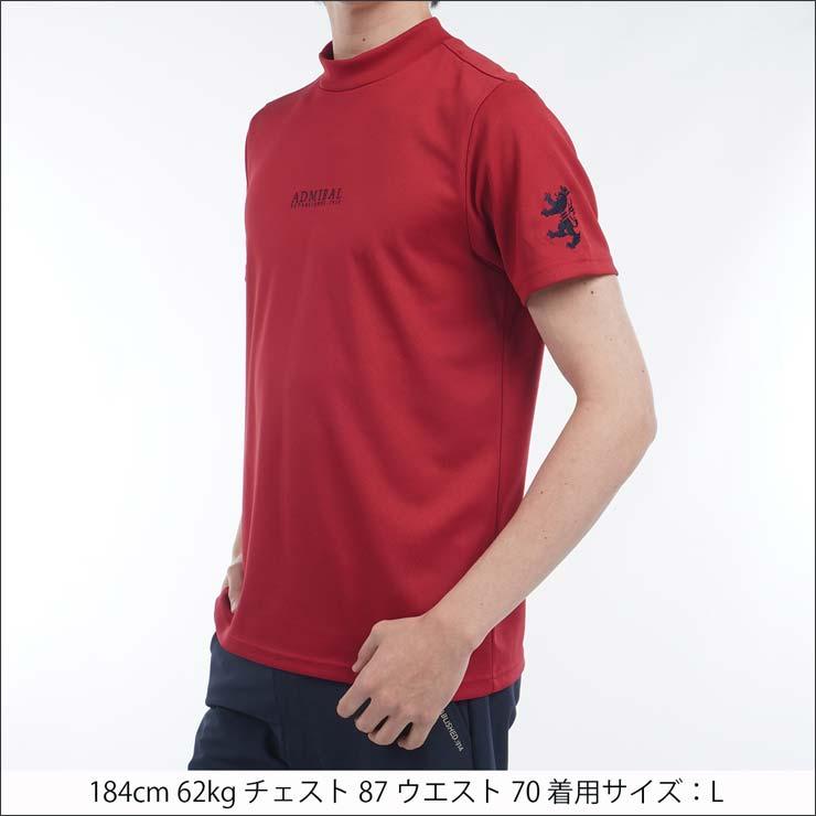 Admiral Golf（アドミラルゴルフ） フラッグ モックネック 半袖シャツ