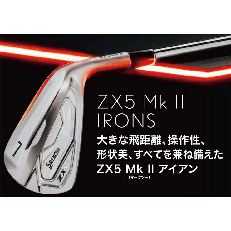 特注カスタムクラブ スリクソン ZX5 Mk II アイアン ライフル PROJECT X シャフト 単品[＃4、＃5、＃6、＃7、＃8、＃9、PW、AW、SW]｜golfranger｜02