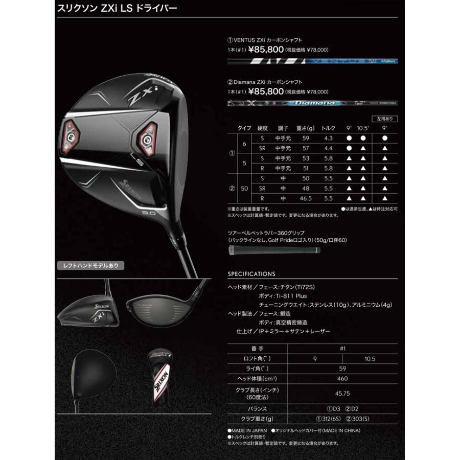 SRIXON 20％OFFクーポン対象 特注カスタムクラブ スリクソン ZXi LS