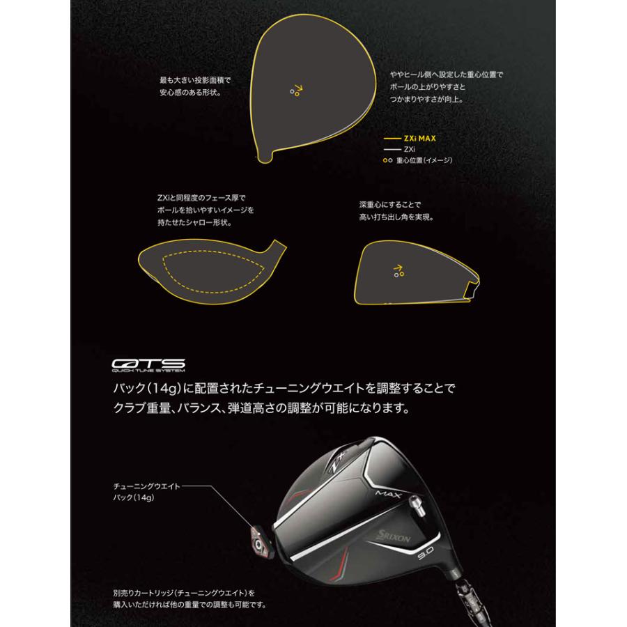 特注カスタムクラブ スリクソン ZXi MAX ドライバー 三菱 Diamana GT シャフト SRIXON 20％OFFクーポン対象 特注カスタムクラブ スリクソン ZXi MAX