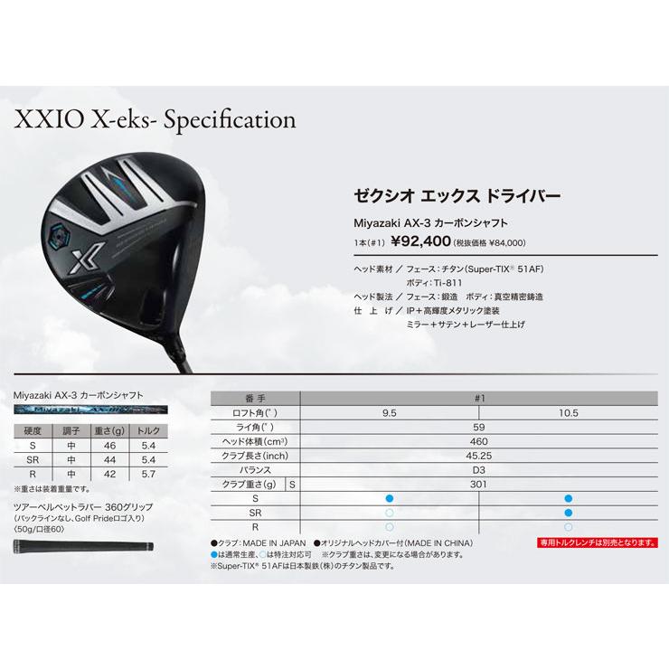 XXIO X ゼクシオ エックス 13 ドライバー フジクラ Speeder NX BLACK