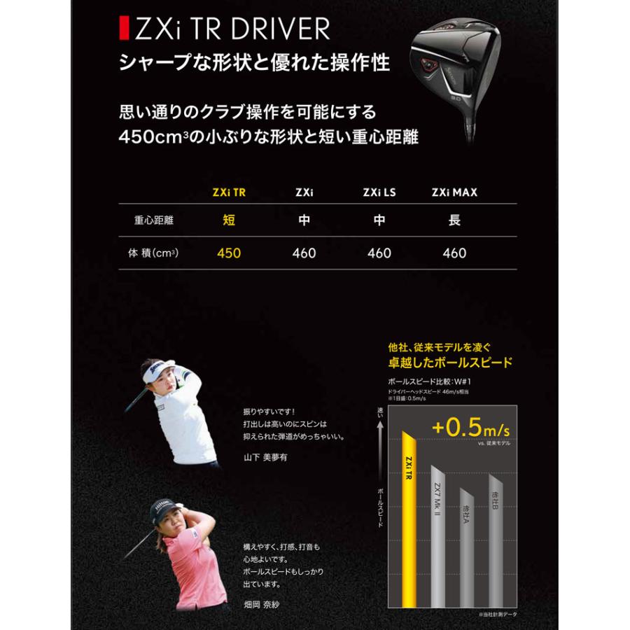 20％OFFクーポン対象 スリクソン ZXi TR ドライバー VENTUS ZXi6 シャフト