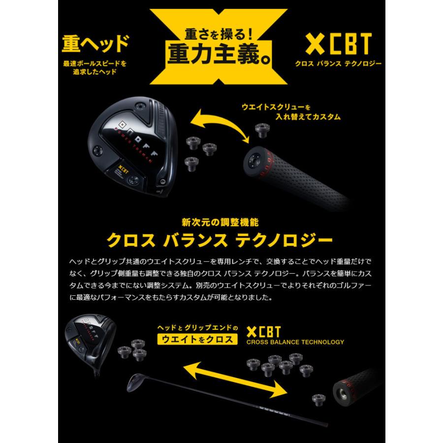 10％OFFクーポン対象 特注カスタムクラブ オノフ 2024 KURO ドライバー 三菱 ディアマナ TB シャフト ウエイト調整グリップ仕様 | KURO（オノフ） | 04