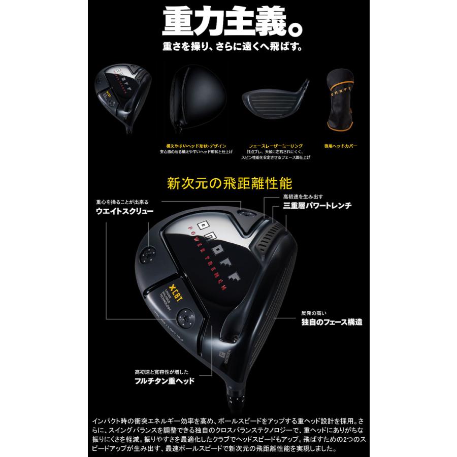 10％OFFクーポン対象 特注カスタムクラブ オノフ 2024 KURO ドライバー LABOSPEC 20 HASHIRI：40 / TATAKI：40 シャフト ウエイト調整グリップ仕様 | KURO（オノフ） | 03