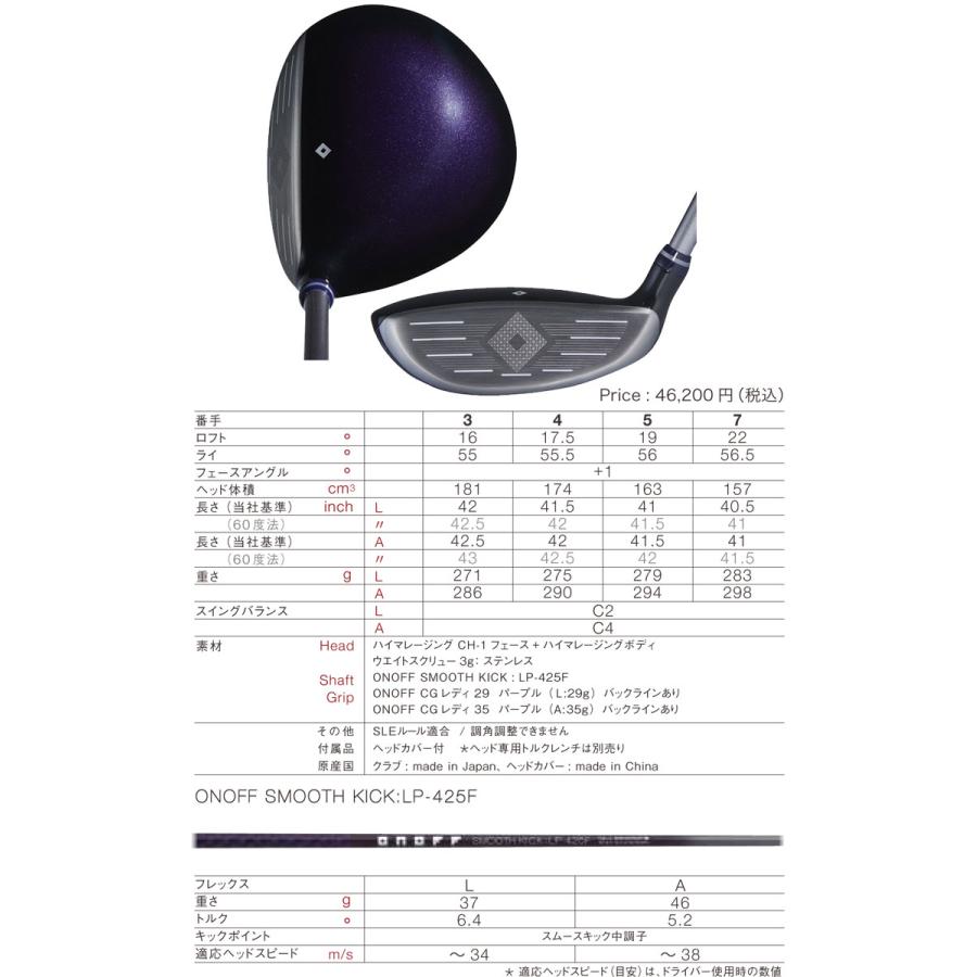 ONOFF（オノフ） 10％OFFクーポン対象 2025モデル フェアウェイ