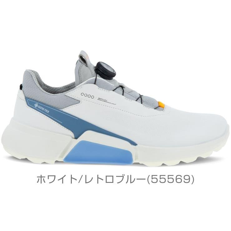 ECCO ゴルフシューズ BIOM H4 BOA ホワイト/ライム/ネイビー 【公式通販】