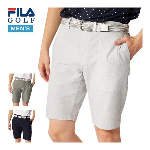 FILA GOLF フィラゴルフ シアサッカー ショートパンツ ウェア メンズ