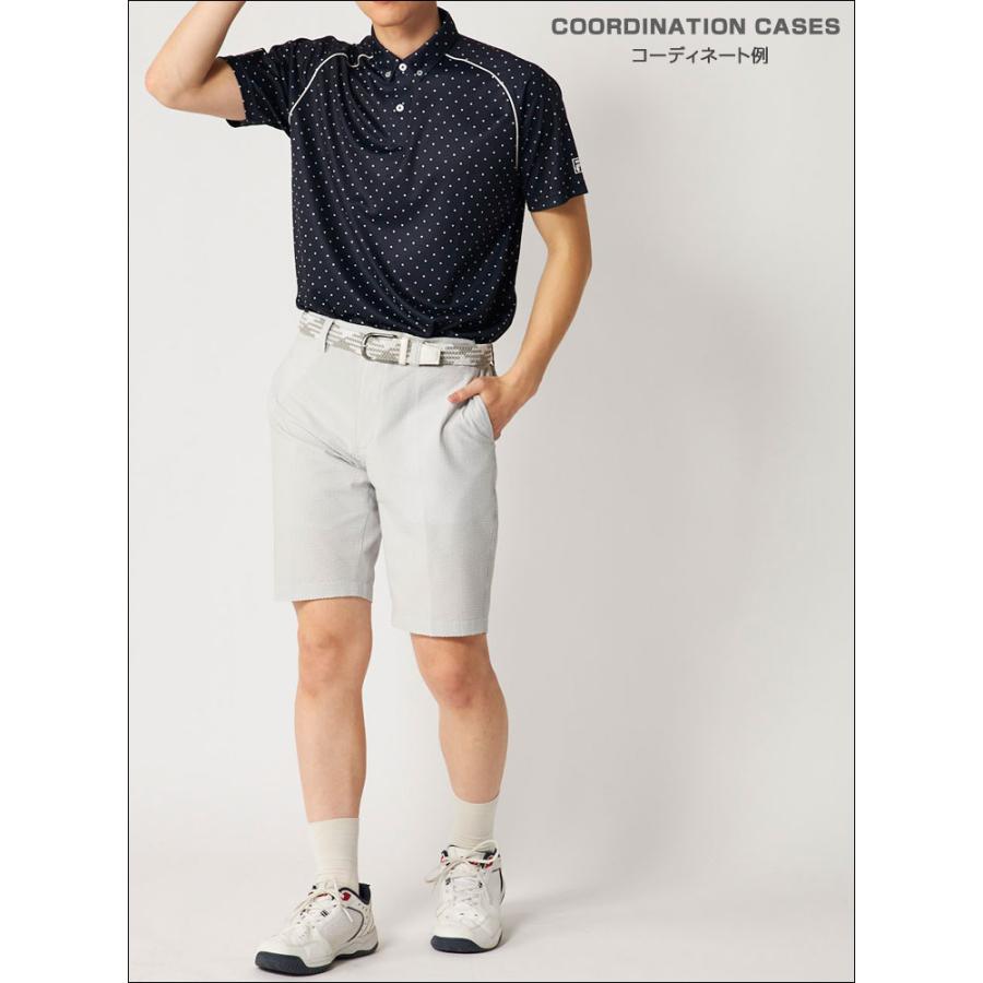FILA GOLF フィラゴルフ シアサッカー ショートパンツ ウェア メンズ