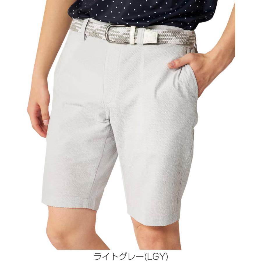 FILA メッシュ ホワイトショーツ2026春夏Ｌサイズ FILA GOLF フィラゴルフ シアサッカー ショートパンツ ウェア メンズ