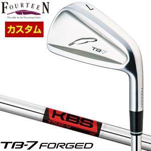 フォーティーン TB-7 Forged アイアン KBS TOUR V シャフト 4本セット[＃7-P] 特注カスタムクラブ
