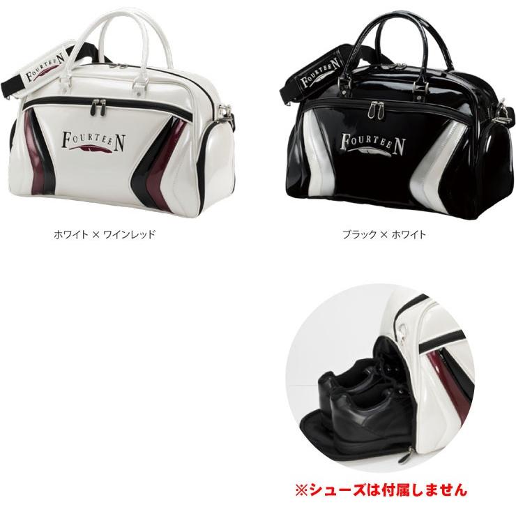 フォーティーン ボストンバッグ 白 FOURTEEN（フォーティーン） ボストンバッグ BB0208 : ゴルフ