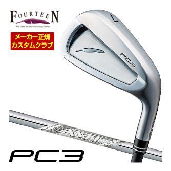 特注カスタムクラブ フォーティーン 2024 PC3 アイアン AMT WHITE シャフト 単品[＃5、＃6、＃7、＃8、＃9、PW] FOURTEEN（フォーティーン） 特注カスタムクラブ 2024 PC3 アイアン