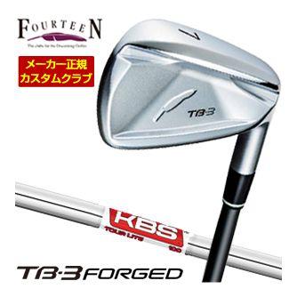 特注カスタムクラブ フォーティーン 2025NEW TB-3 FORGED アイアン KBS TOUR シャフト 4本セット[＃7-P] FOURTEEN（フォーティーン） 特注カスタムクラブ 2025NEW TB-3 FORGED