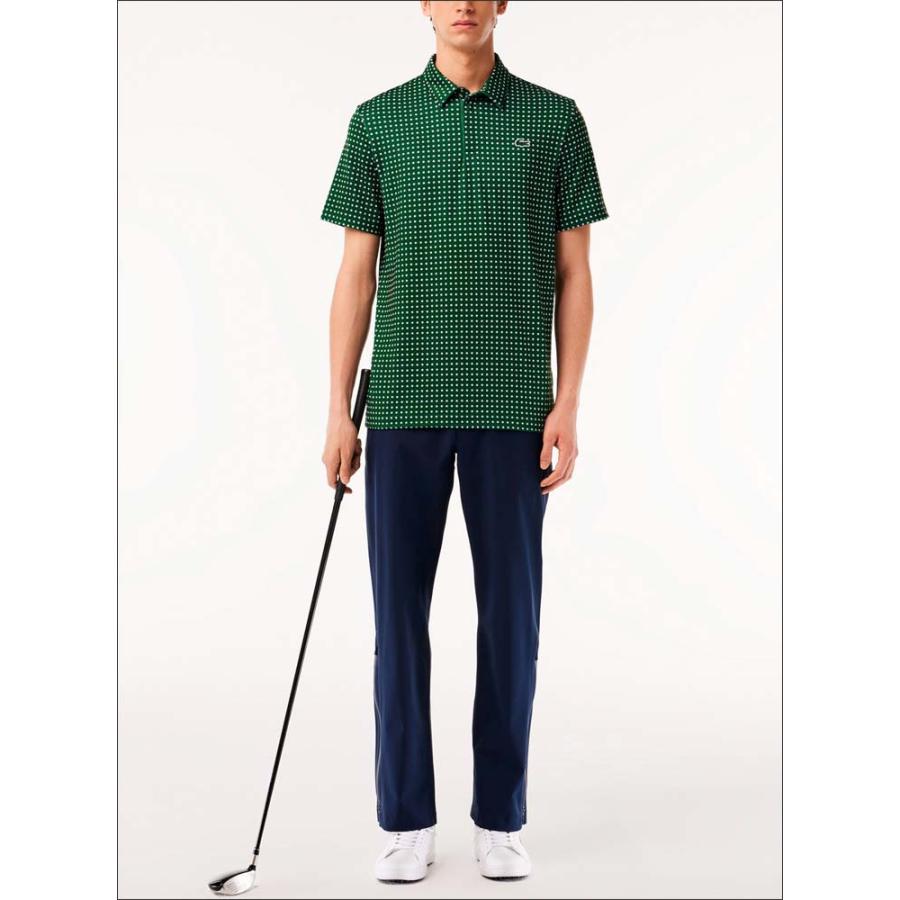 LACOSTE ラコステ ゴルフ ウェア メンズ ミニマム総柄プリント LACOSTE ラコステ ゴルフ ウェア メンズ ミニマム総柄プリント