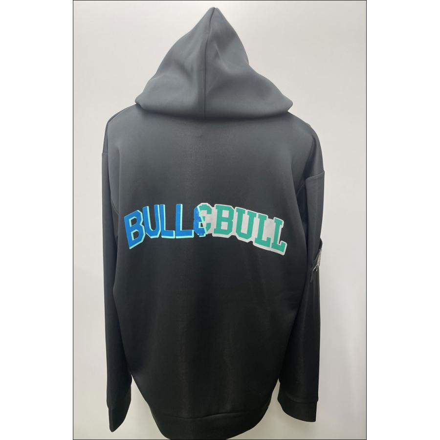 Bull＆Bull ゴルフウェア メンズ ダンボールニット バックロゴ フルジップ パーカー M080-32536 2023年秋冬モデル XS-L｜golfranger｜10