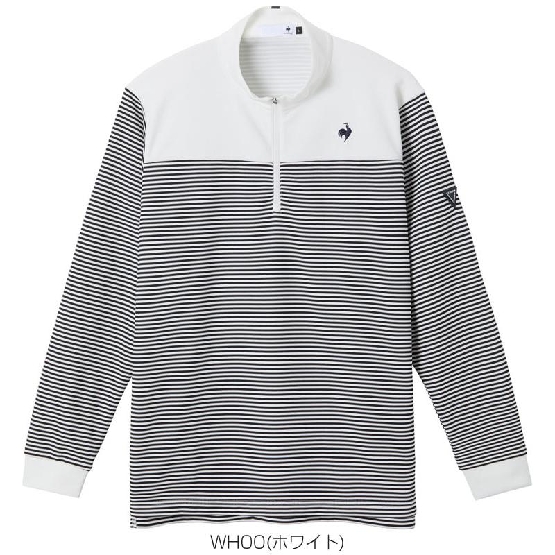プリントリブ襟長袖シャツ【ヒートナビ/吸汗】 LANVIN SPORT 総柄