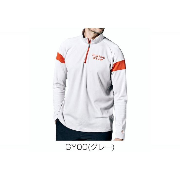 【新品】マンシングウェア 長袖シャツ MGMWJB08保温裏起毛ストレッチ　М Munsingwear マンシングウェア シーズンコレクション 保温裏起毛