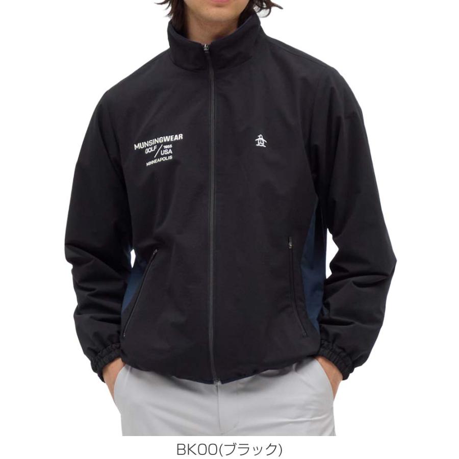 Munsingwear マンシングウェア ロゴプリント フルジップ