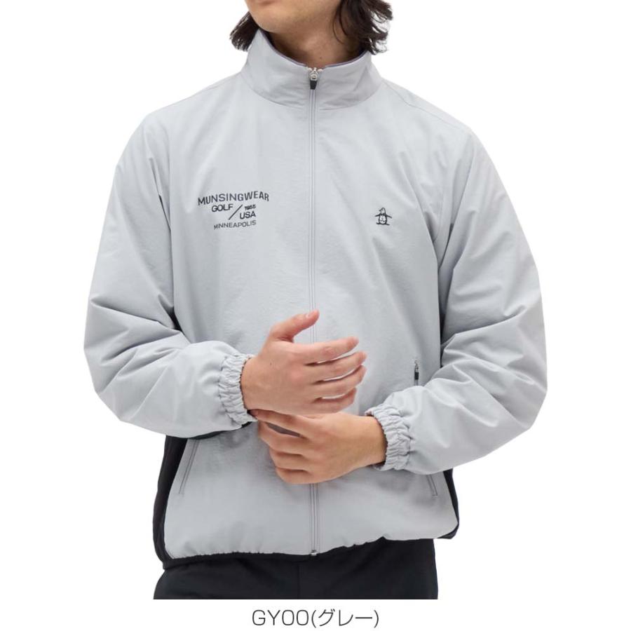 Ｖ12 マンシング　フルジップウェア Munsingwear マンシングウェア ロゴプリント フルジップ