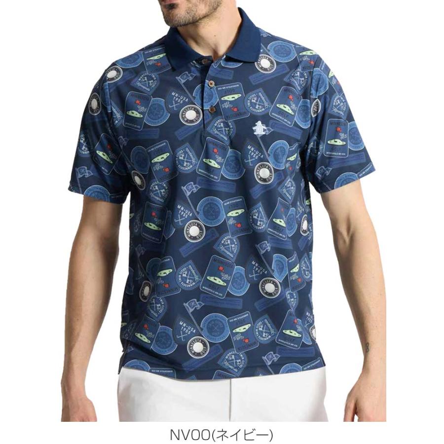 Munsingwear（マンシングウェア） サンスクリーン NIR ワッペン総柄