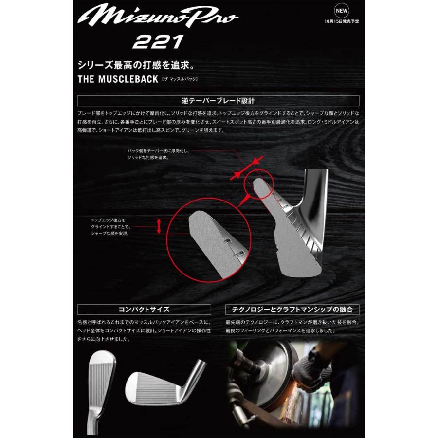 MIZUNO GOLF ミズノ Mizuno Pro 221 アイアン Limited Blue Edition