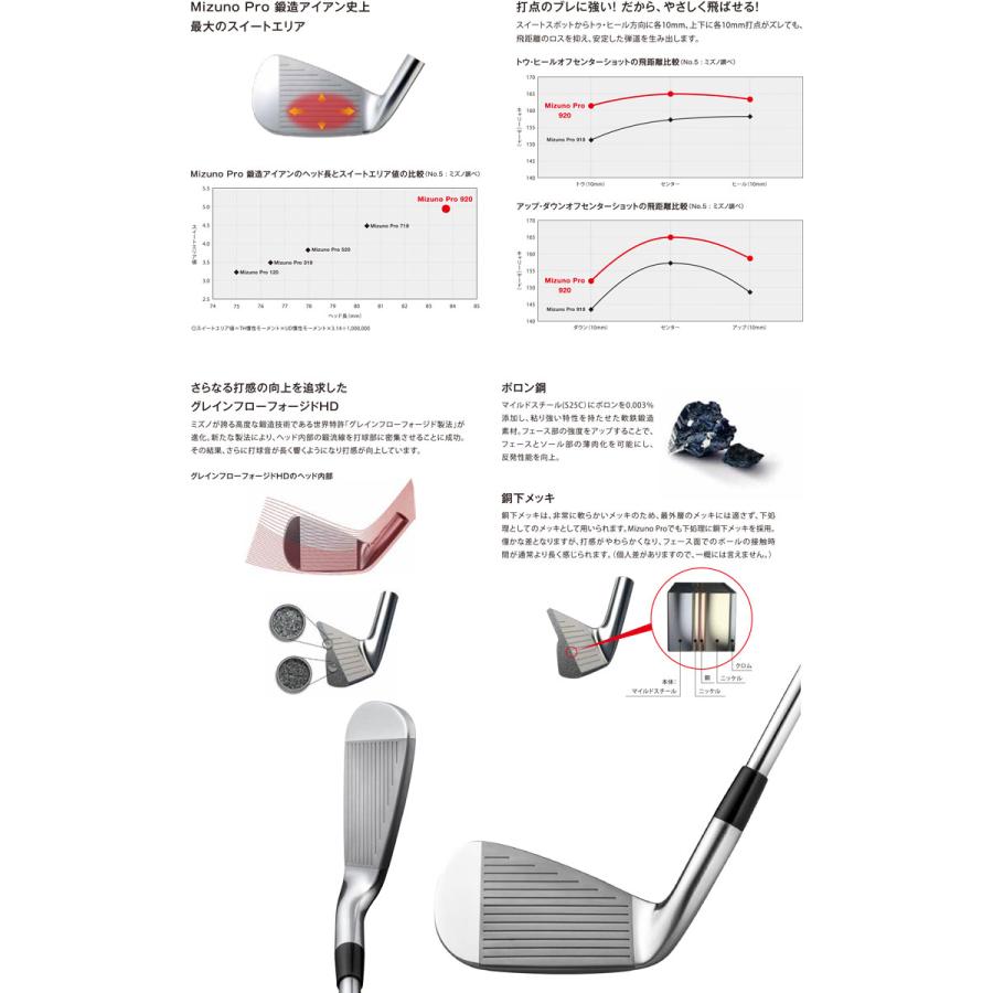 MIZUNO GOLF ミズノ Mizuno Pro 920 アイアン N.S.PRO 850GH NEO 