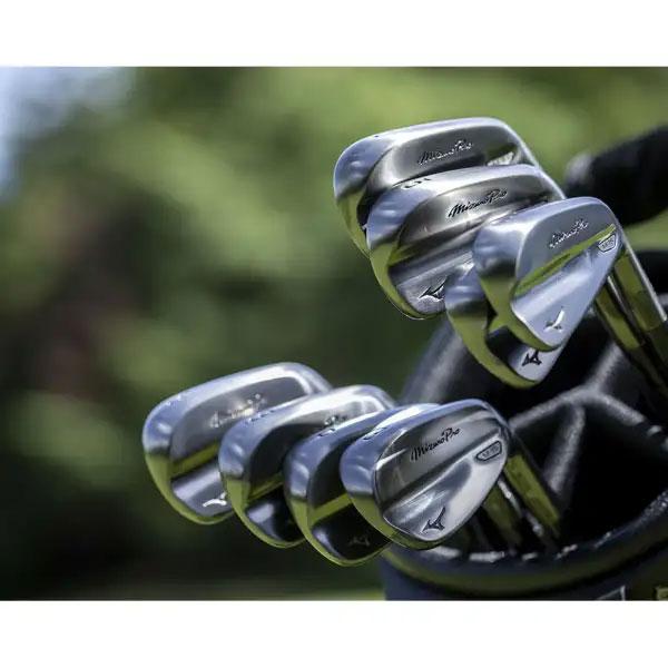 ミズノ Mizuno Pro M-15 アイアン 数量限定 グレーIP仕上げ Dynamic Gold 105 ONYX BLACK シャフト 単品[＃4、＃GW]の画像