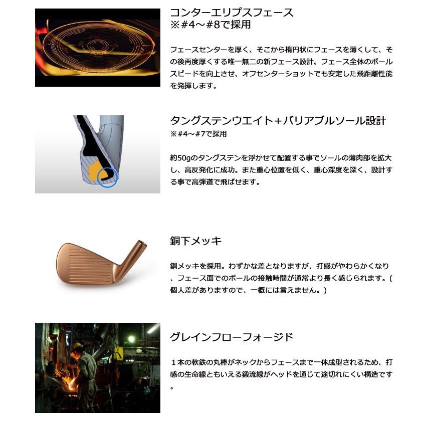 MIZUNO（ミズノ） Mizuno Pro M-15 アイアン 数量限定 グレーIP仕上げ