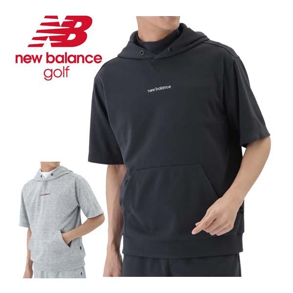 ニューバランス ゴルフ スウェット プルオーバー 半袖 フーディー ウェア メンズ 2025年秋冬モデル M-LL 012-5264001 New Balance Golf（ニューバランスゴルフ） ニューバランス ゴルフ