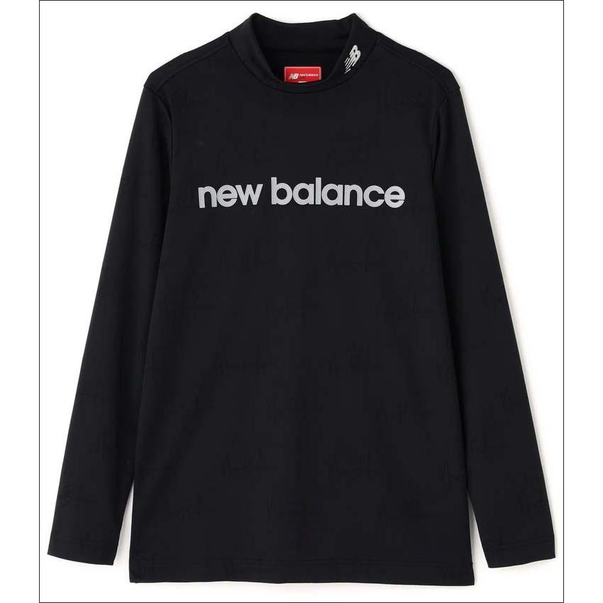 ニューバランス] ゴルフ メンズ 長袖 モックネックシャツ (モノグラム