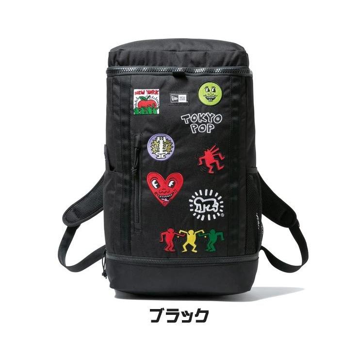 未使用LACOSTE × Keith Haring コラボ リュック 総柄 完売 NEW ERA（ニューエラ） リュック バックパック ボックスパック 32L