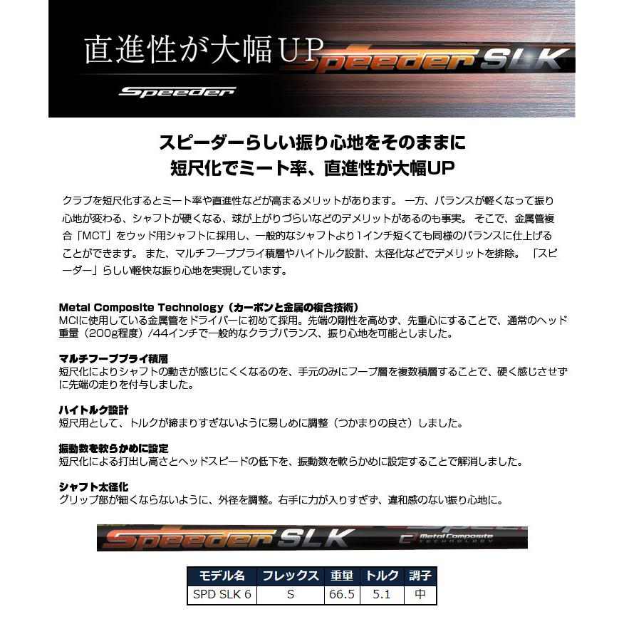 G410 ピン フェアウェイウッド フジクラ Speeder SLK6 シャフト