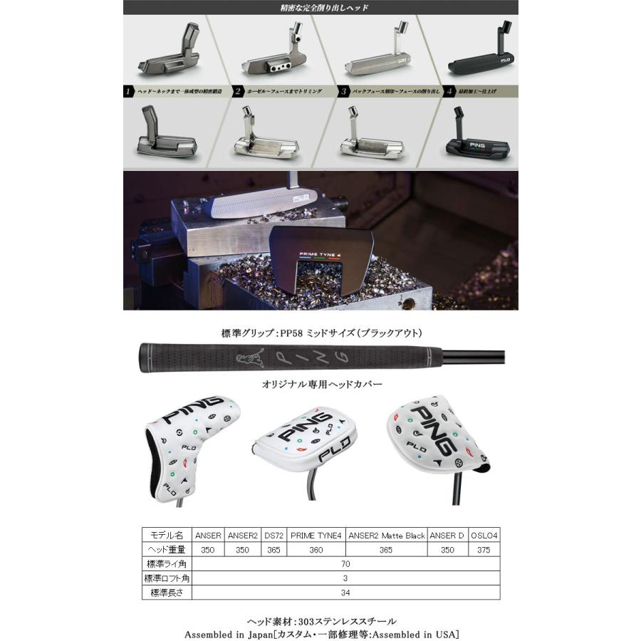 PING 25%OFFクーポン対象 ピン PLD OSLO 4 MATTE BLACK パター PING 25%OFFクーポン対象 ピン PLD OSLO 4 MATTE BLACK パター
