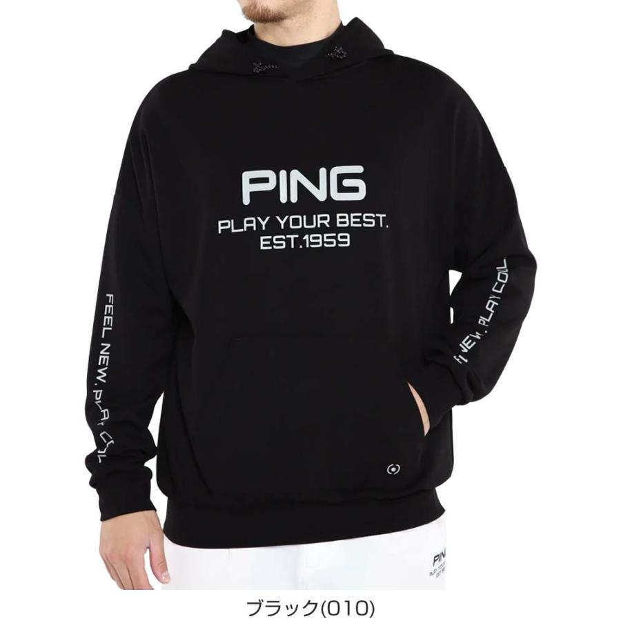 ❗️新品　タグ付き❗️ゴルフブランドPING　長袖パーカー PING（ピン） ダンボールニット プルオーバー スウェット パーカー