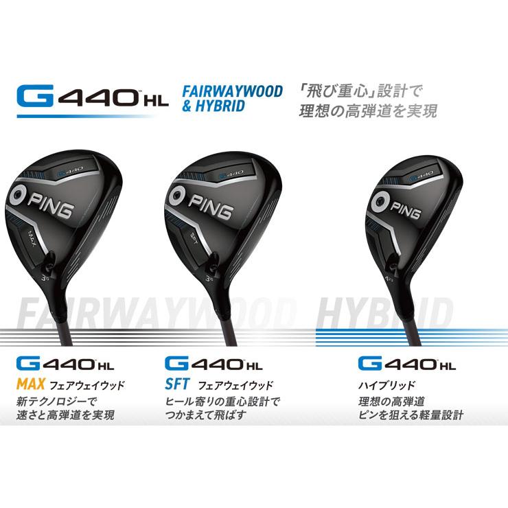 PING（ピン） 20％OFFクーポン対象 G440 HL ハイブリッド Fujikura