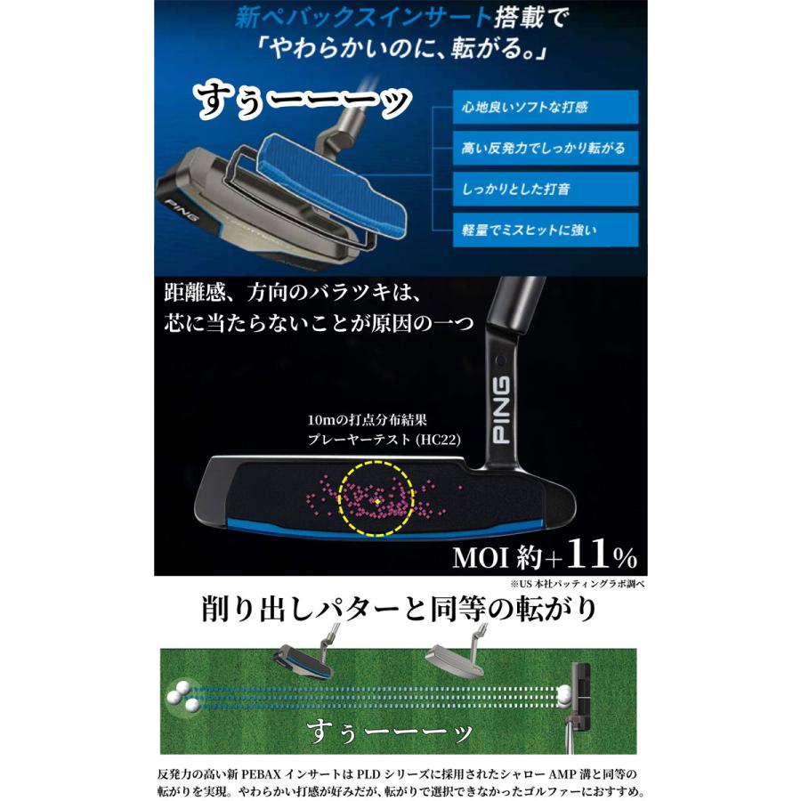 PING（ピン） 25％OFFクーポン対象 SCOTTSDALE ANSER 2D パター PING