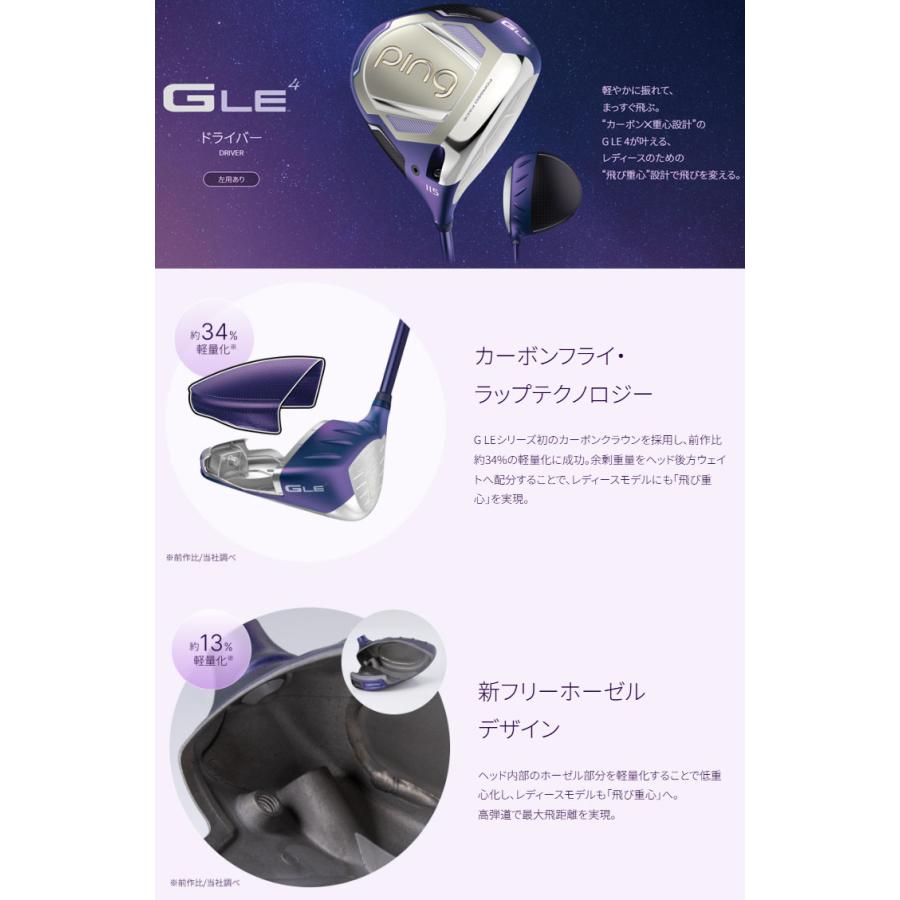PING（ピン） 25％OFFクーポン対象 G Le4 レディース ドライバー ALTA J LE シャフト : ゴルフレンジャー - 通販 ...