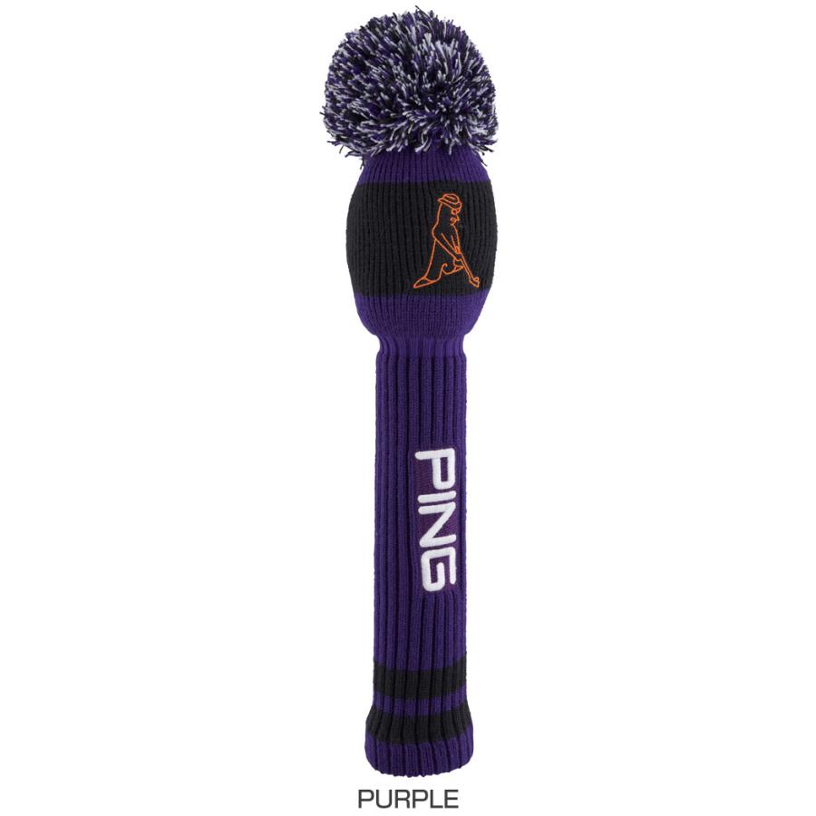 PING HC-N2606 レトロニットヘッドカバー ドライバー用　ネイビー PING（ピン） レトロニット ドライバー用 ヘッドカバー HC-N2606