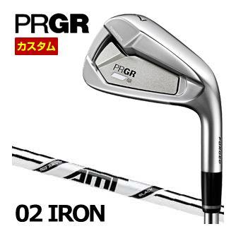 特注カスタムクラブ プロギア 2023 02 アイアン AMT BLACK シャフト 単品[＃4、＃5] PRGR（プロギア） 特注カスタムクラブ 2023 02 アイアン AMT BLACK