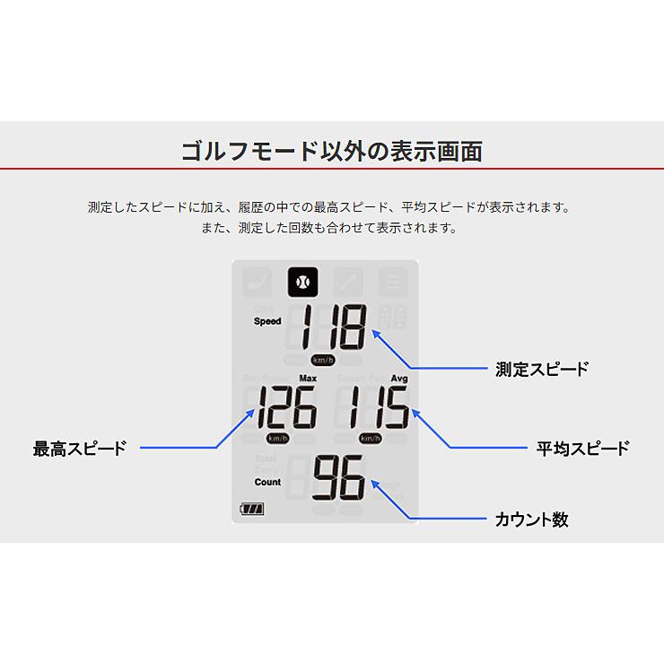 PRGR（プロギア） レッドアイズポケット HS-130 マルチスピード測定器