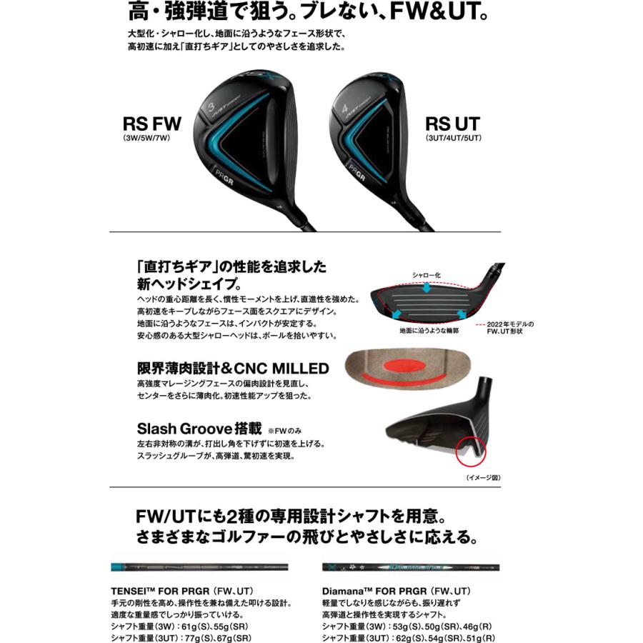 PRGR（プロギア） 特注カスタムクラブ RS フェアウェイウッド 三菱