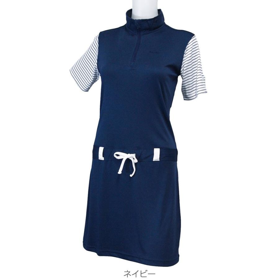 ロッキー＆ホッパー レディース ゴルフウェア ハーフジップ ハイネック