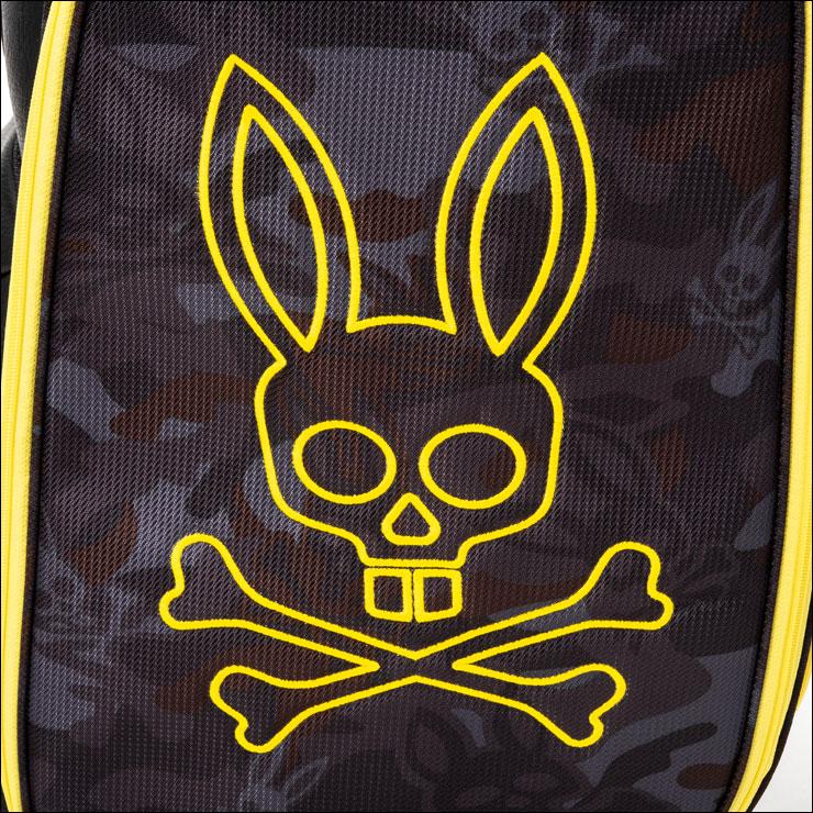 Psycho Bunny（サイコバニー） ゴルフ キャディバッグ カート CAMO